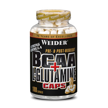 BCAA + GLUTAMINE CAPS 180 Caps - WEIDER BCAA + GLUTAMINE CAPS 180 Caps - WEIDER